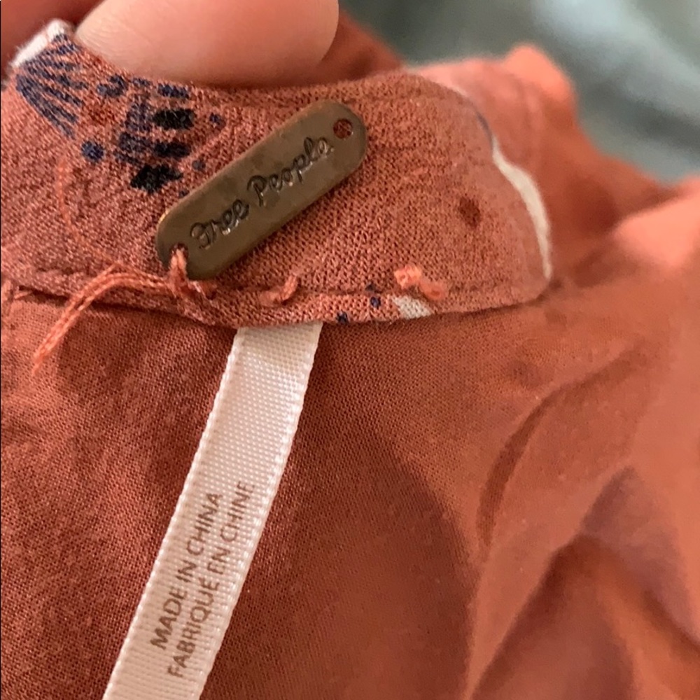NWOT Free People Tegan Mini Dress Size 4 - Picture 8 of 8